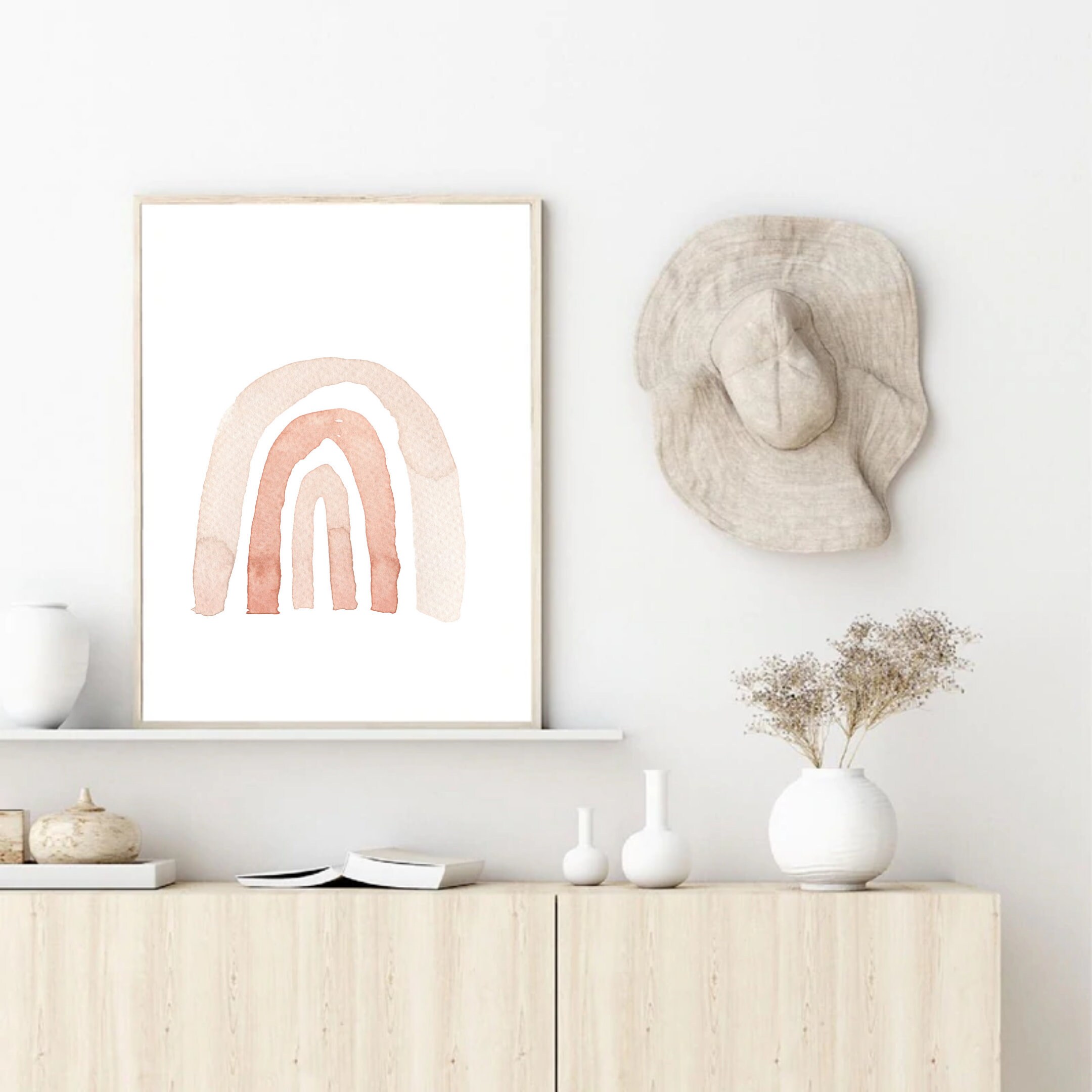 Neutral Wall Art Luxury Wall Decor Contemporary Art Abstract Etsy