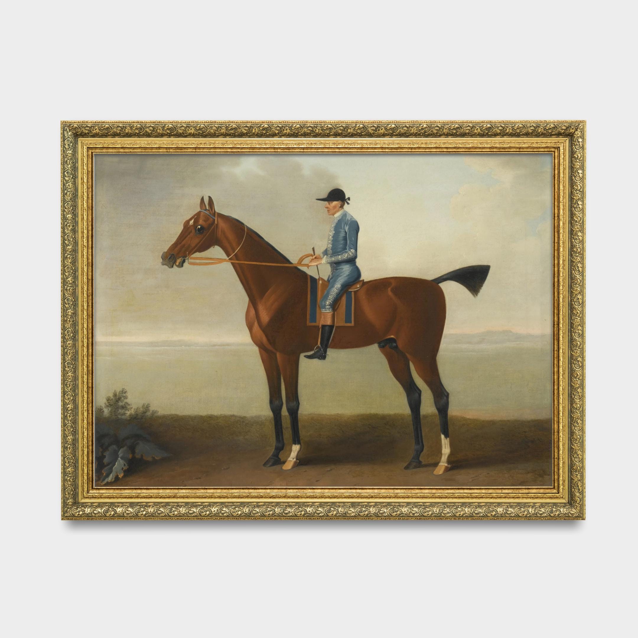 馬術美術版画：18世紀の騎手の肖像画 - Etsy 日本