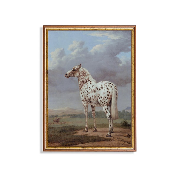 White Horse Painting Etsy