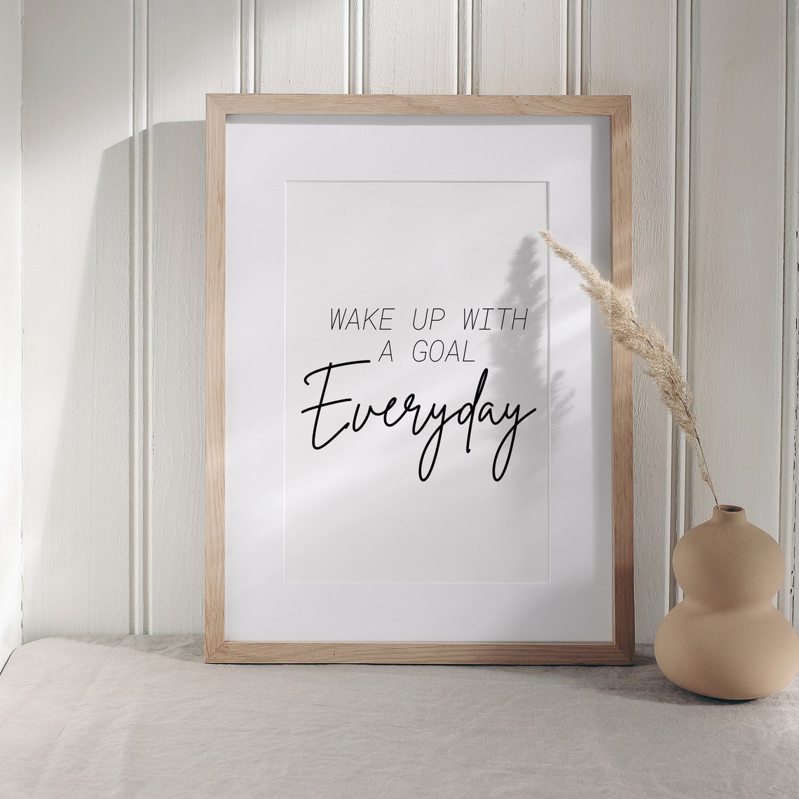 Inspirational Quotes Typography Print Quote Wall Art Black and | Etsy