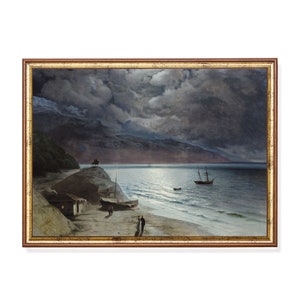 Küstenlandschaft bei Nacht: Stimmungsvolle Wasserkunst