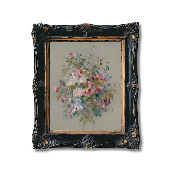 ルノワールの「花束」プリント：ヴィンテージ印象派アート - Etsy 日本