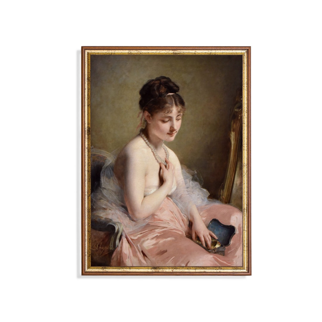 vintage-woman-portrait-painting-moody-victorian-fine-art-print-etsy-uk