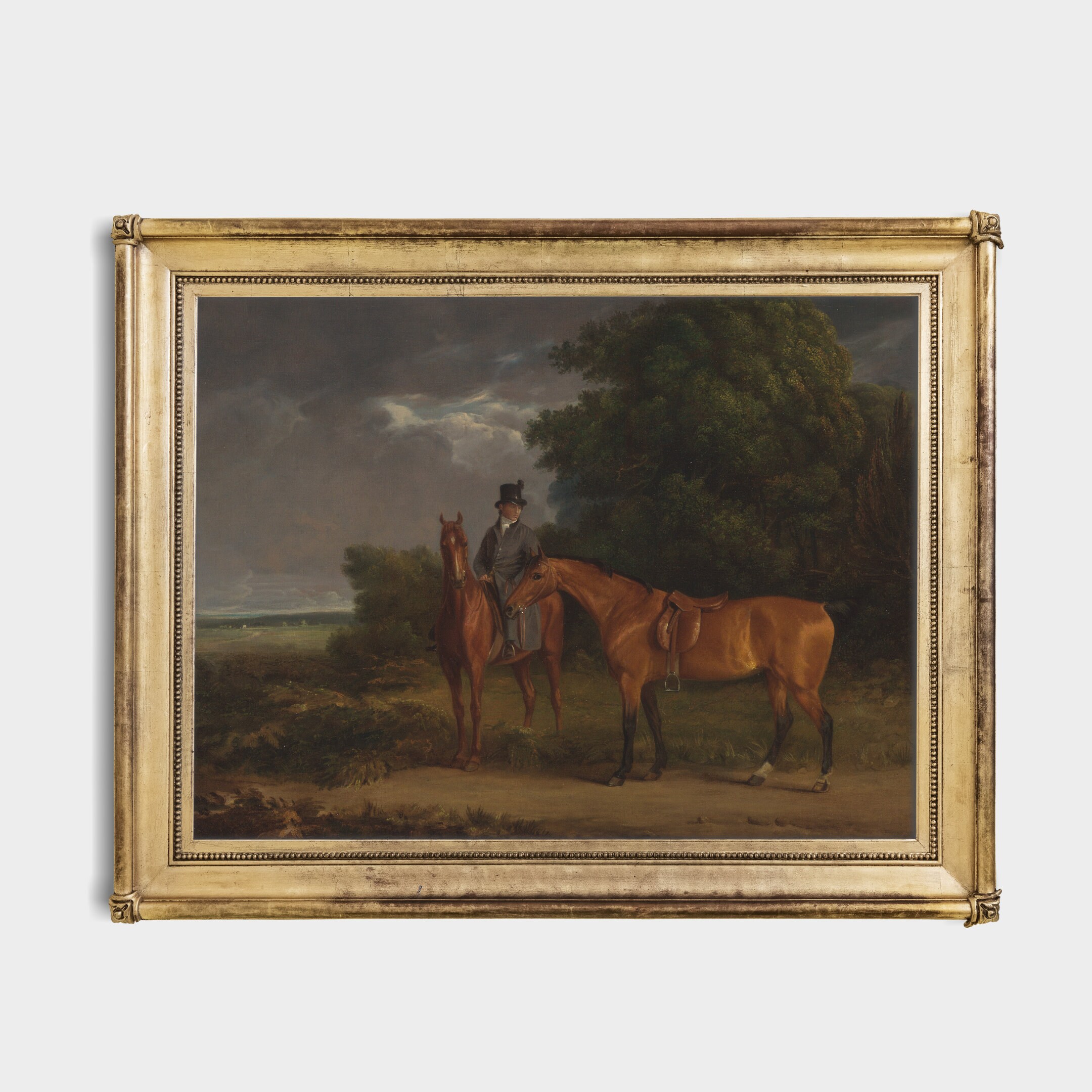 Vintage Horse Painting Antique Equestrian Print Printable Wall Art ...