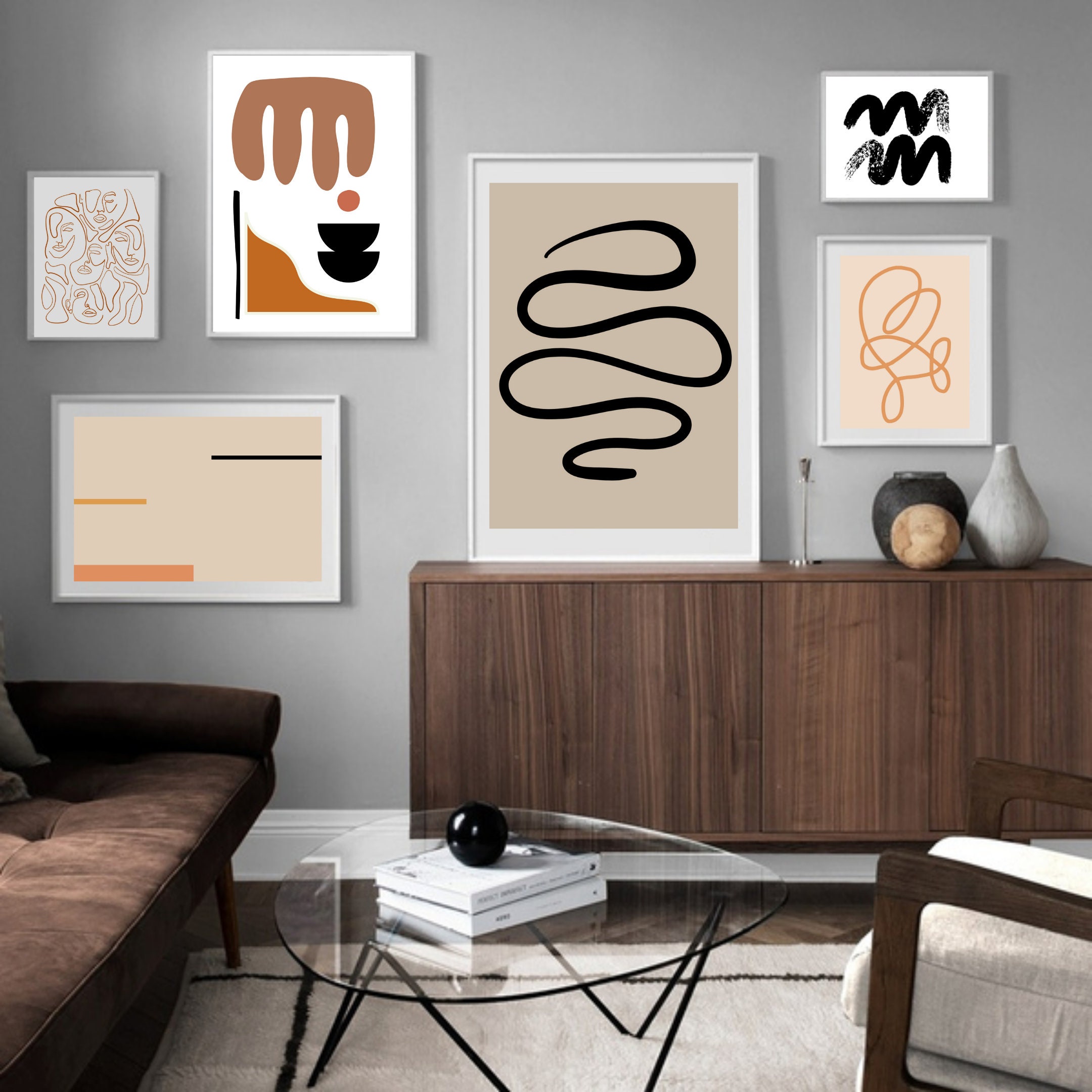 Gallery Wall SetSet Of 6 PrintsScandinavian Etsy