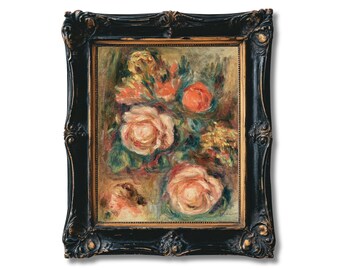 ルノワール「バラの花束」プリント 1882年 | ヴィンテージ印象派の花の 