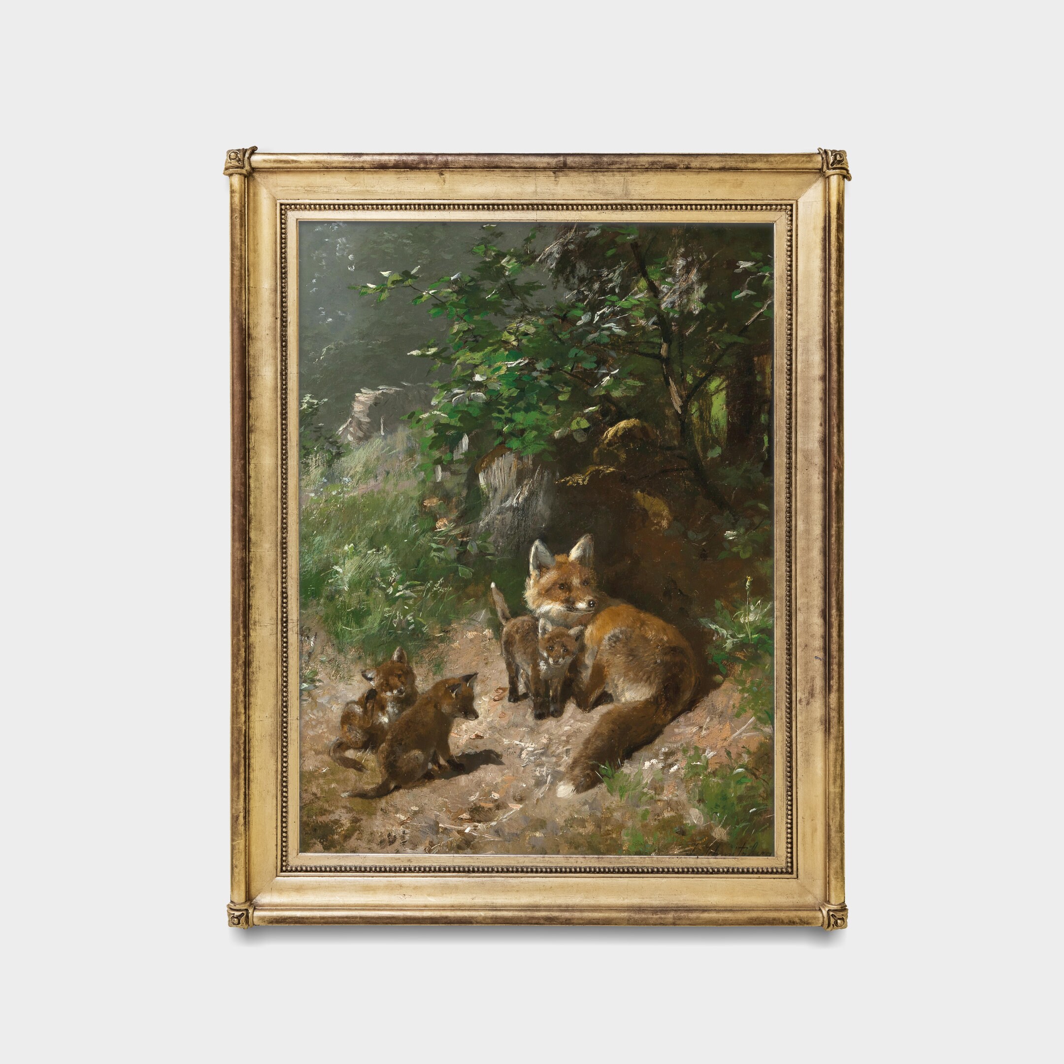 Vintage Gallery Wall Art Set Antique Animal Paintings Set - Etsy