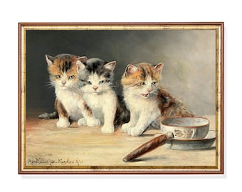 絵画 インテリア 油絵 F3-051621 可愛い子猫と女の子 Amazon.co.jp: 絵画 かわいい子猫と花インテリア 絵画 かわいい