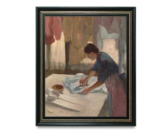 Edgar Degas 'Woman Ironing' Print: Vintage Impressionist Art