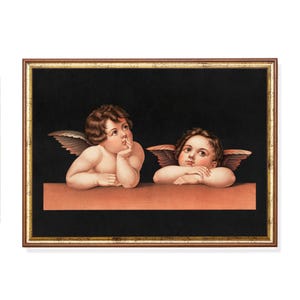 Vintage Cherub Angel Print – Renaissance Art, Putti Angel Artwork, Classical Wall Decor for Romantic and Whimsical Interiors