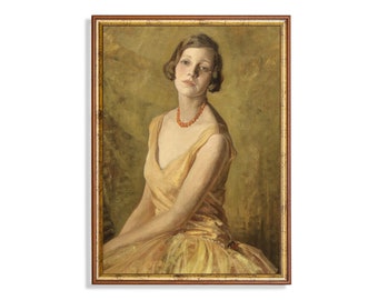 Viktorianische Frau, 18th Century Fine Art Print