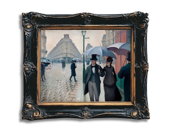 Paris Rainy Day Print – Gustave Caillebotte, Impressionist Wall Art (Digital Download)