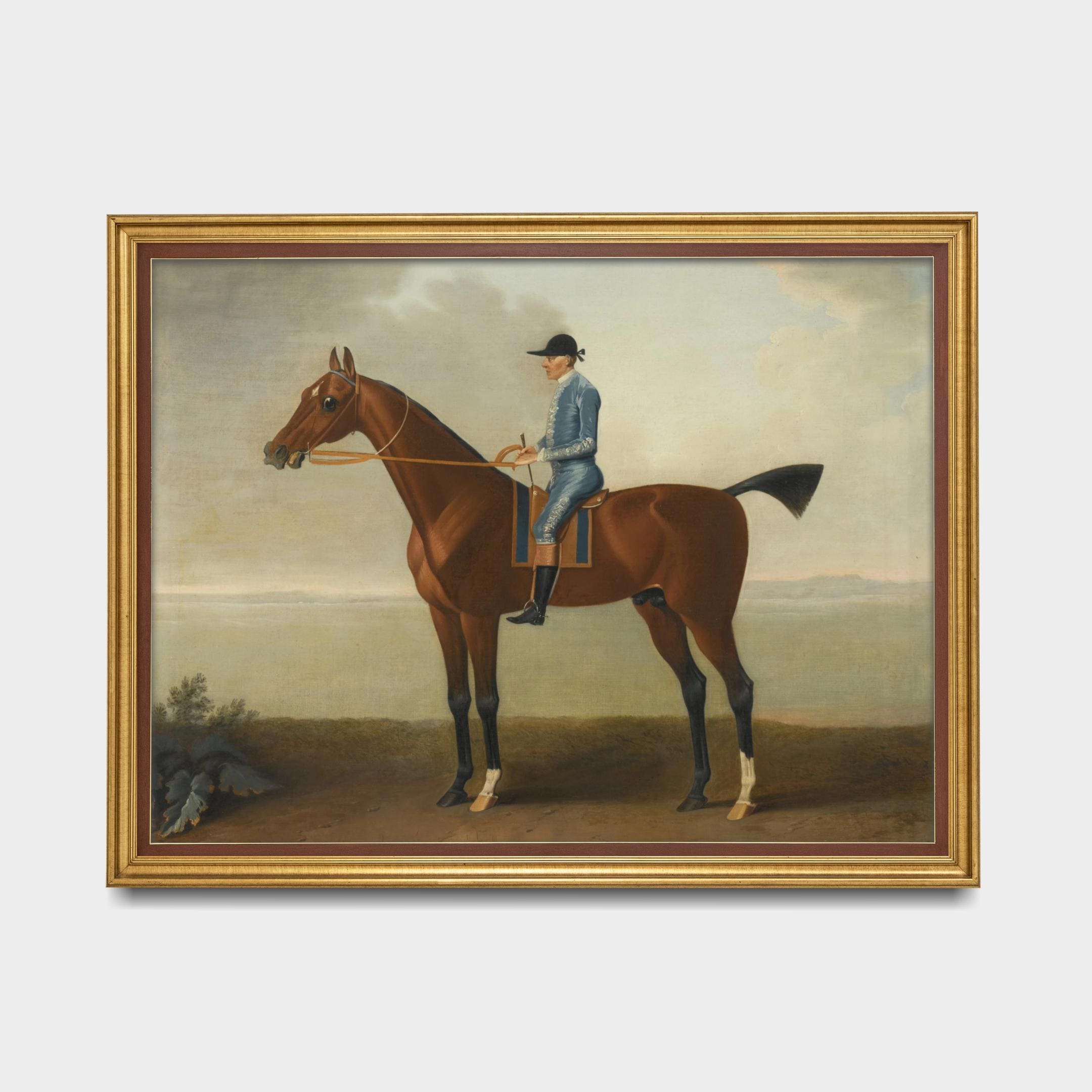 馬術美術版画：18世紀の騎手の肖像画 - Etsy 日本