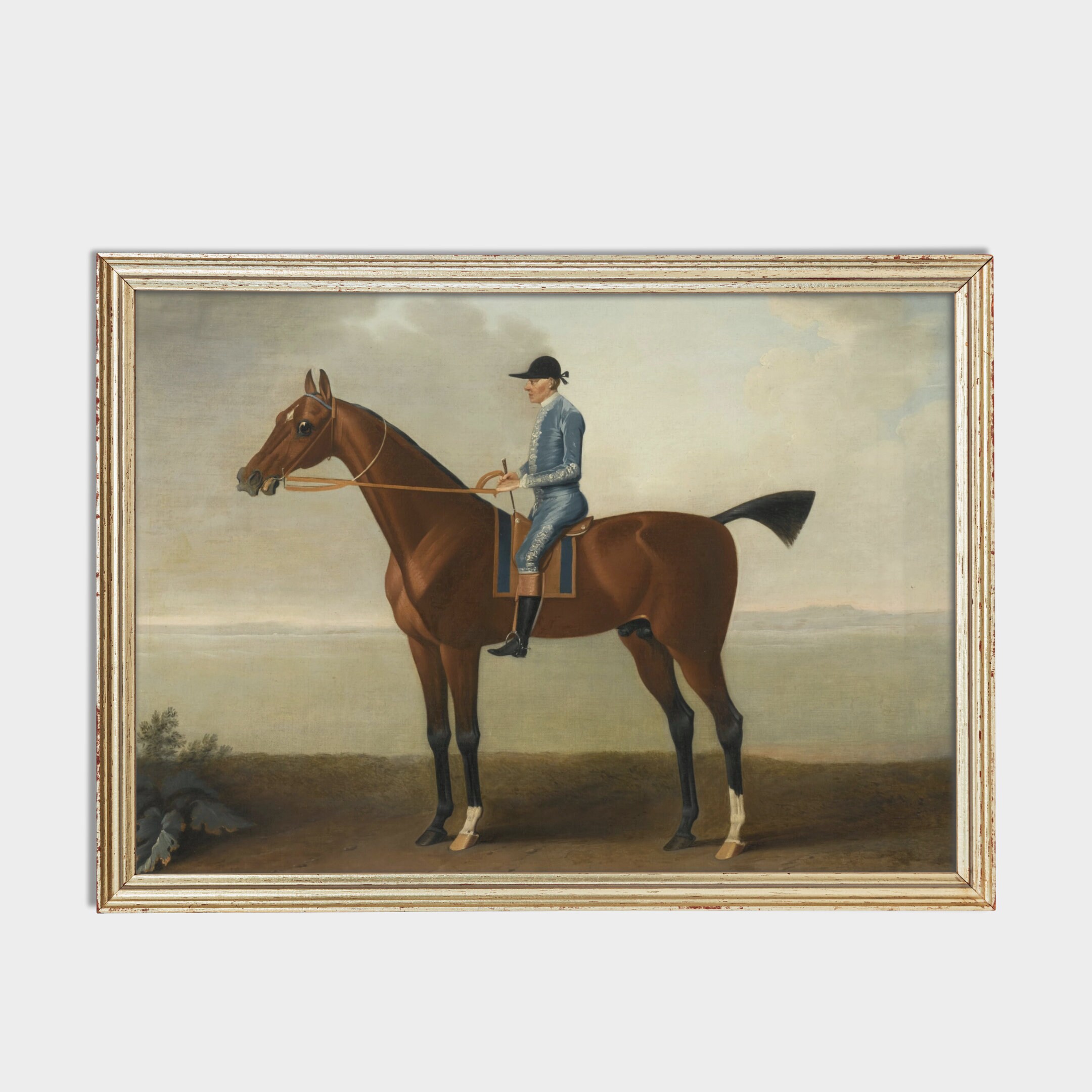 ヴィンテージの馬の絵画：17世紀の乗馬アートプリント - Etsy 日本