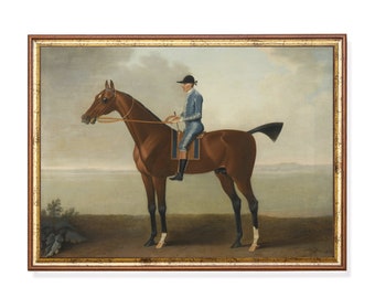 Dipinto equestre d'epoca: stampa artistica equestre del XVII secolo