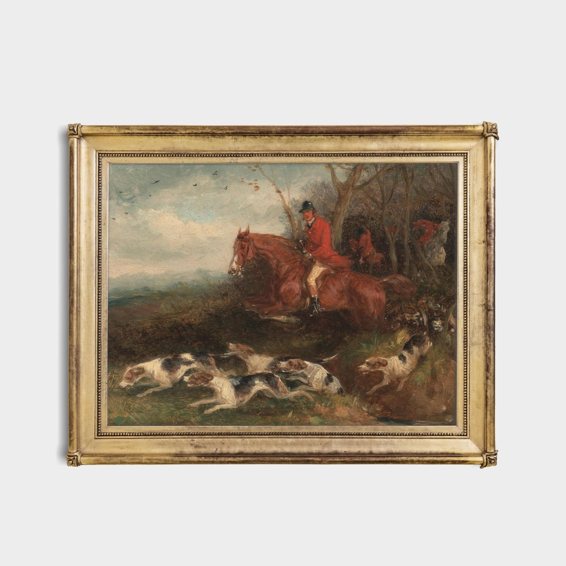 Vintage Fox Hunting Art Print Set – Equestrian Horse & Hound Gallery ...