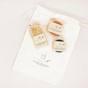 TRAVEL KIT | Soap, Solid Shampoo, Conditioner | Mini Trave Size | ARTISANAL | All Natural, Vegan, Biodegradable, with Pure Essential oils