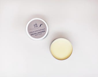 Natural REPAIRING LIPBALM floral Shea butter lipbalm cacau butter lip balm moisturizing for restoring lips Sage and LAVENDER lipbalm