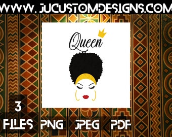 Regina / Nera / Afroamericana / Afro / Donna