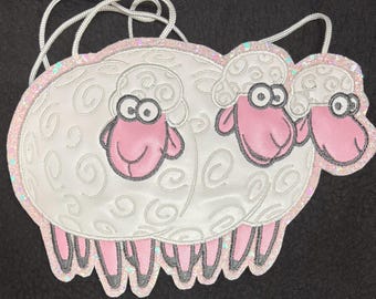 Toy Story’s Bo Peep’s Sheep Flat Lay, Crossbody Purse/bag for Girls