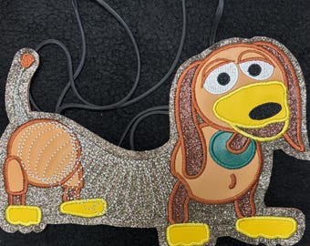 Toy Story’s Slinky Dog Flat Lay, Crossbody Purse/bag for Girls