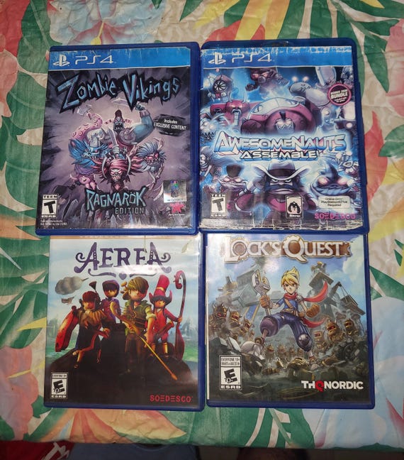 Lot Mixes Ps4 Games Kids Adventures: Ben 10, Naruto, Sims 4