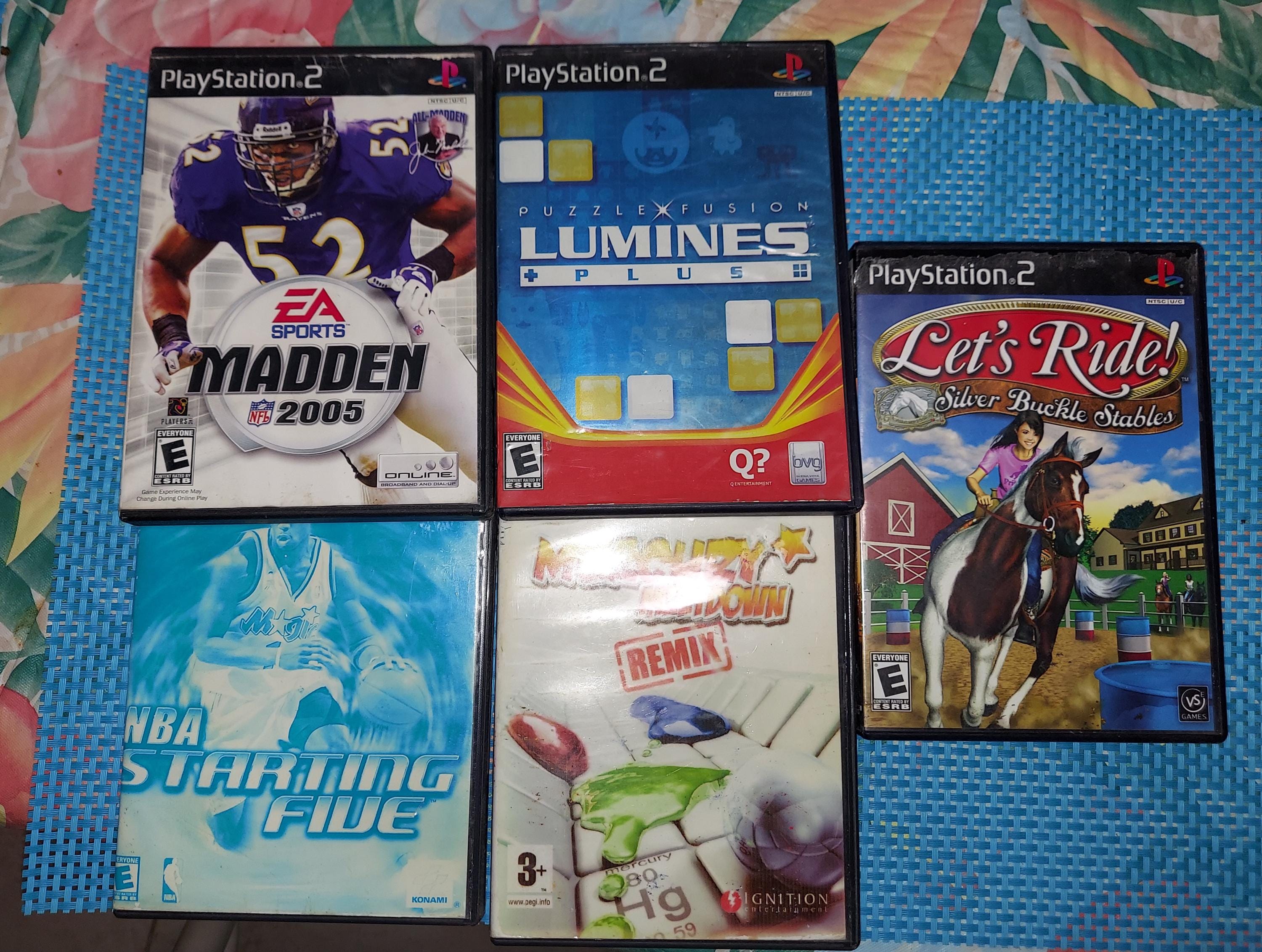 Lot De Jeux PlayStation 2 (PS2) - Genre Aventure - État Comme Neuf
