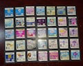 35 lot mixes nintendo ds wholesale girl games: barbie, squinkies, pet shop, princess frog, camping mama, monster high, littlest pet shop
