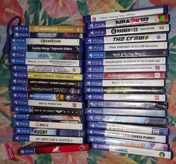 Lot Mixes Ps4 Games Kids Adventures: Ben 10, Naruto, Sims 4
