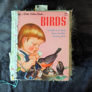 Little Golden Book Bird Junk Journal