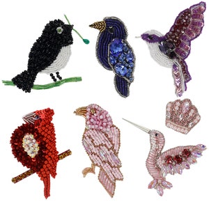 DIY Strass Perlen Patch Kolibri Design Stickerei Applikation Pailletten Verzierungen Aufnäher