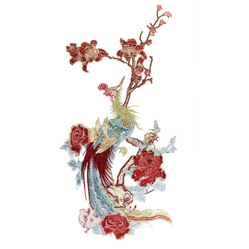 Peacock Embroidery Lace Garbo