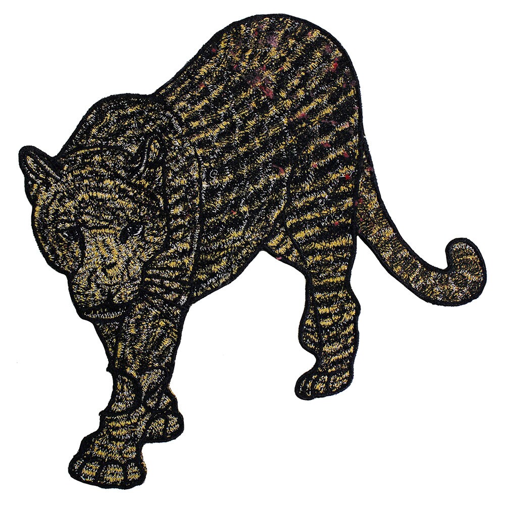 Sequin Leopard Patches Embroidery Applique Sew on Jacket Back Etsy