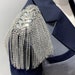 Beaded Crystal Shoulder Patches Motifs Fringe Tassel Epaulets Shoulder Brooches 2 Pieces 