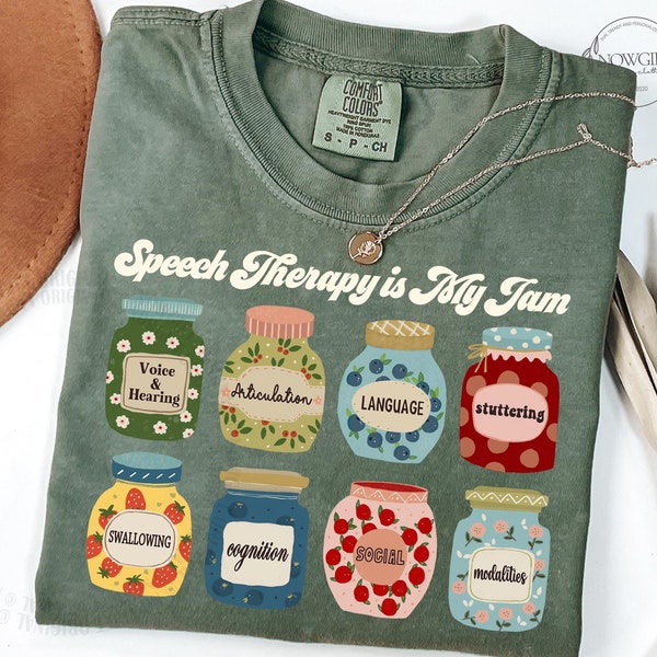 Speech Therapy Shirt, Speech Language Pathologist Shirt, SLP Christmas Gift, SLP Shirt, Speech Therapist Gift SLPA, Speech Therapy Is My Jam