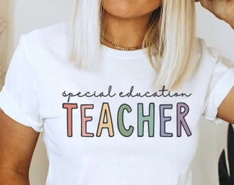 Special Education Teacher Shirts, Special Education Shirt, Sped Squad, Sped Teacher Shirt, Special Education Teacher Gifts, Sped Team Shirt