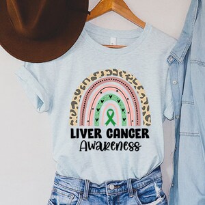 Liver Cancer Shirt, Liver Cancer Awareness, Liver Cancer Warrior Shirt, Liver Cancer Survivor, Family Cancer Shirt, Emerald Green Ribbon