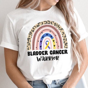 Bladder Cancer Shirt, Bladder Cancer Warrior Shirt, Bladder Cancer Awareness, Bladder Cancer Survivor Fighter Gifts, Bladder Cancer Ribbon