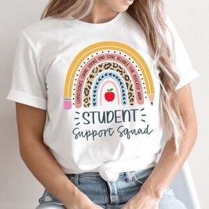 Student Support Squad, Support Squad Shirt, Support Teacher Shirt