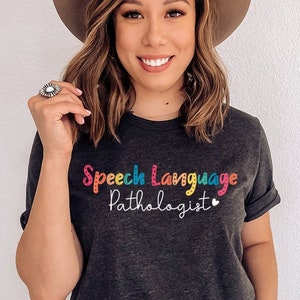 Speech Therapy Shirt Slp Shirt Speech Language Pathologist - Etsy