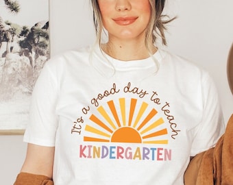 Kindergarten Teacher Shirt, Kindergarten Teacher Gift, Kindergarten Graduation Gift, Kinder Crew Shirt, Kinder Squad, PreK Shirt Pre K Shirt