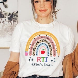RTI Dream Team Shirt, RTI Teacher Shirt, Rti Shirt, Response To Intervention Teacher, Rti Math Teacher Rti Reading teacher Intervention