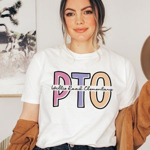 Custom PTO Shirt, Custom School Name Shirt, PTO Squad, Parent Teacher Organization, Parents Teachers Organization, Pto Crew, Pto Team Shirt
