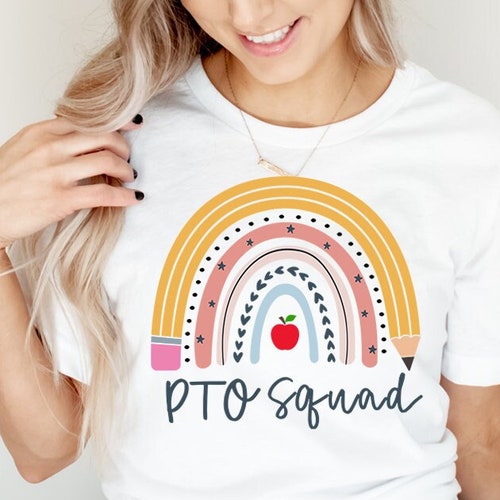 Custom PTO Shirt PTO Squad Shirt Parent Teacher Organization - Etsy