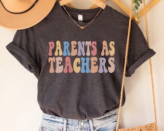 Camisa de padres como maestros, camisa PAT, padres como maestros, camisa de educador de la primera infancia, maestro 4K, aprendizaje temprano, escuela primaria