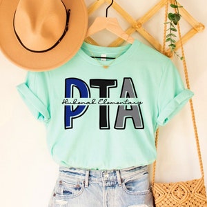 Custom PTA shirt, Elementary School Color, Physical Therapist Assistant Shirt, Physical Therapy Tshirt, Customized Design, School Name Tee