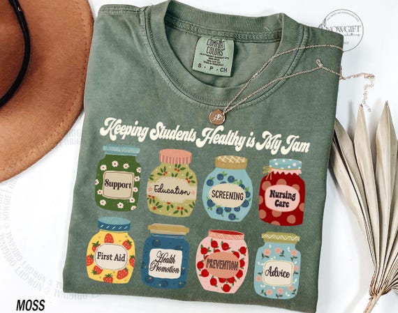 School Nurse Shirts, Nurse Gift School Nurse Christmas Gift, School Nurse's Day, Nurse Appreciation Gift, Keeping Students Healthy is My Jam