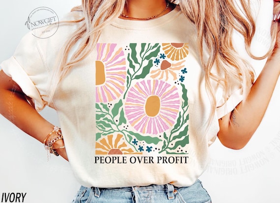 People over Profit Shirt, Anti-Capitalism, Capitalism Kills, No War But Class War, Eat The Rich, Homeless Advocate, Social Justice Shirt