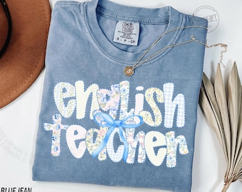 English Teacher Shirt, English Teacher Shirt, English Teacher Appreciation Gift, English Tshirt, Cute Teacher Tee, Back To School Shirt
