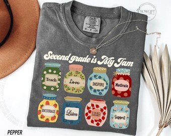Zweite Klasse Shirt, Zweite Klasse Lehrer Shirt, Zweite Klasse ist meine Marmelade, 2.Grad Shirt 2.Grad Lehrer Shirt Zweite Klasse Team Elementar